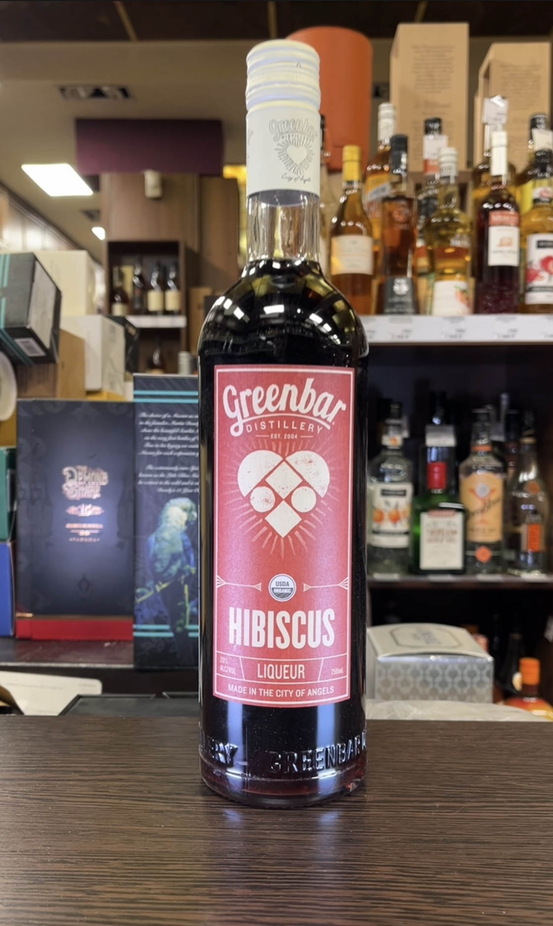 Greenbar Fruit Lab Hibiscus Ликер Гринбар Фрут Лаб Гибискус 0.75л