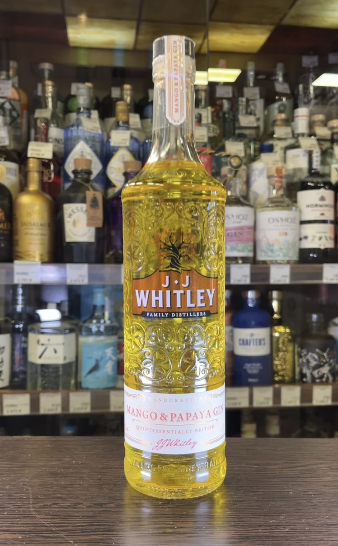 J J Whitley Bramble Джин Дж Дж Уитли Манго и Папайя 0.5л