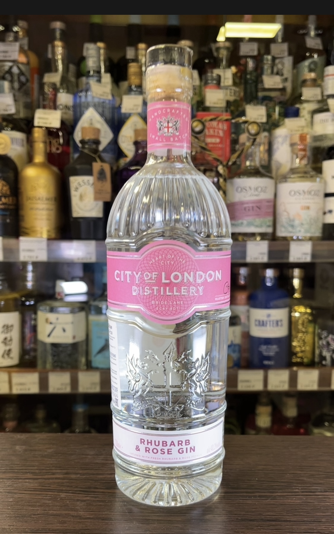 City of London Six Bells Rhubarb Rose Джин Сити оф Лондон Сикс Беллз Ревень Роза 0.7л