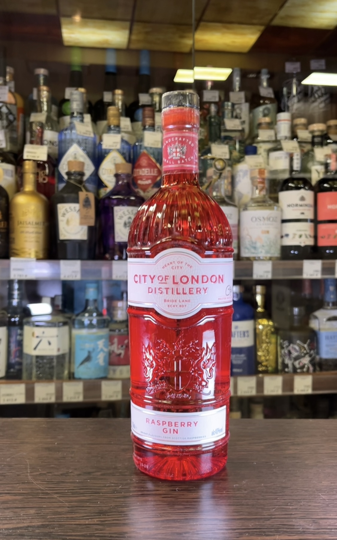 City of London Six Bells Blood Raspberry Джин Сити оф Лондон Сикс Беллз Малина 0.7л