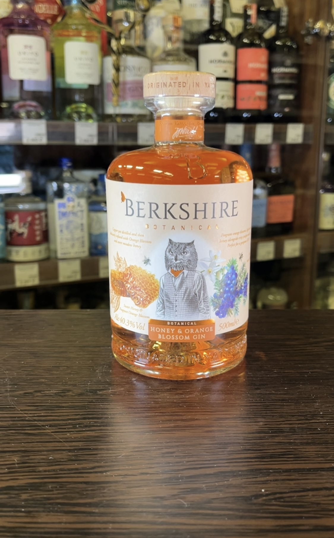 Berkshire Honey Orange Blossom Gin Джин Беркшир Мед Цветок Апельсина 0.5л