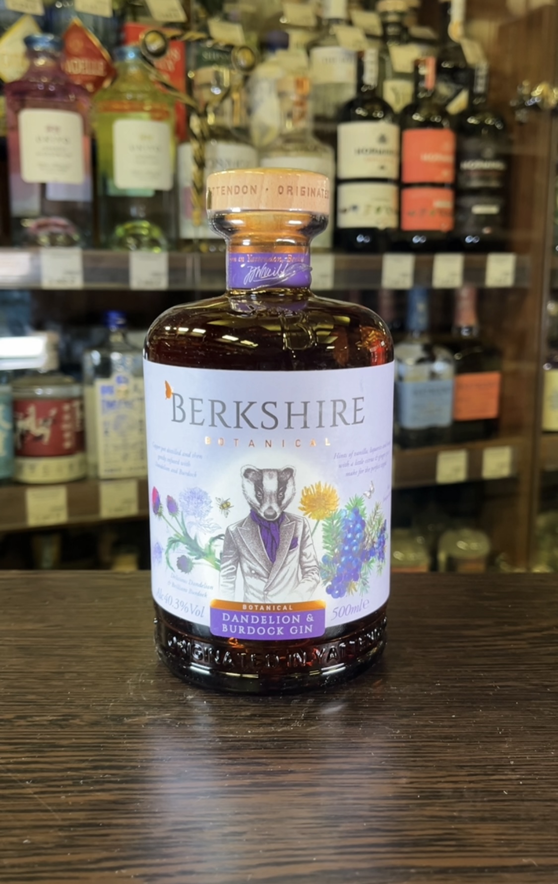 Berkshire Dandelion and Burdock Джин Беркшир Одуванчик Лопух 0.5л