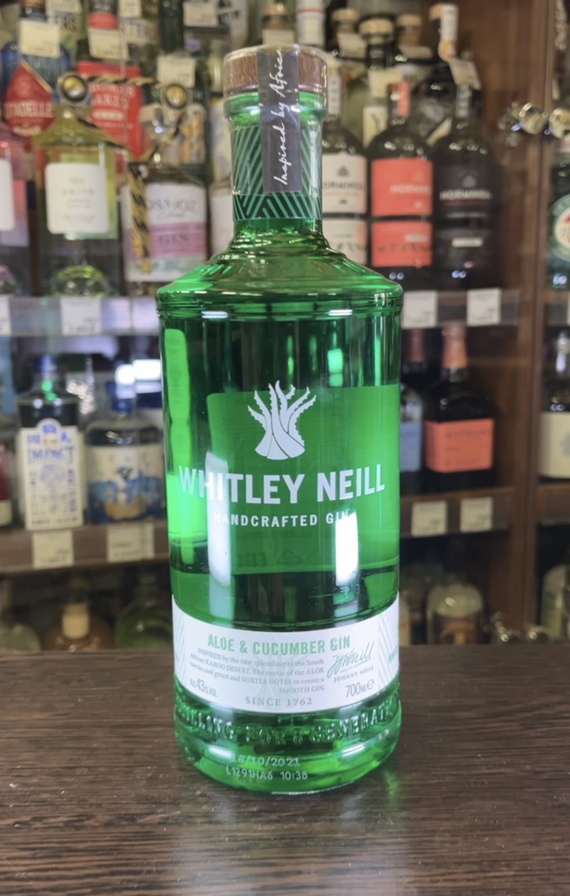 Whitley Neill Aloe & Cucumber Джин Уитли Нейл Алоэ энд Кьюкамбер 0.7л