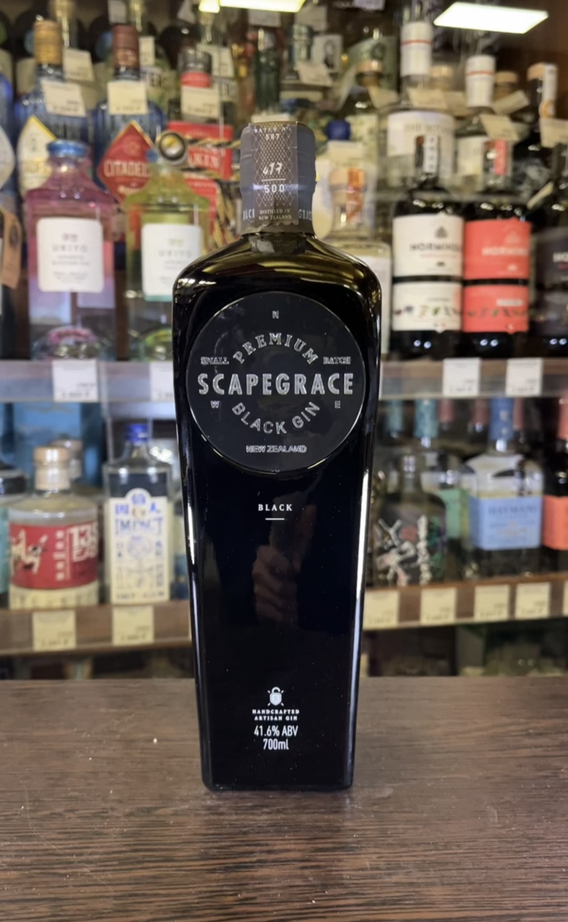 Gin Scapegrace Black Джин Скейпгрейс Блэк 0.7л