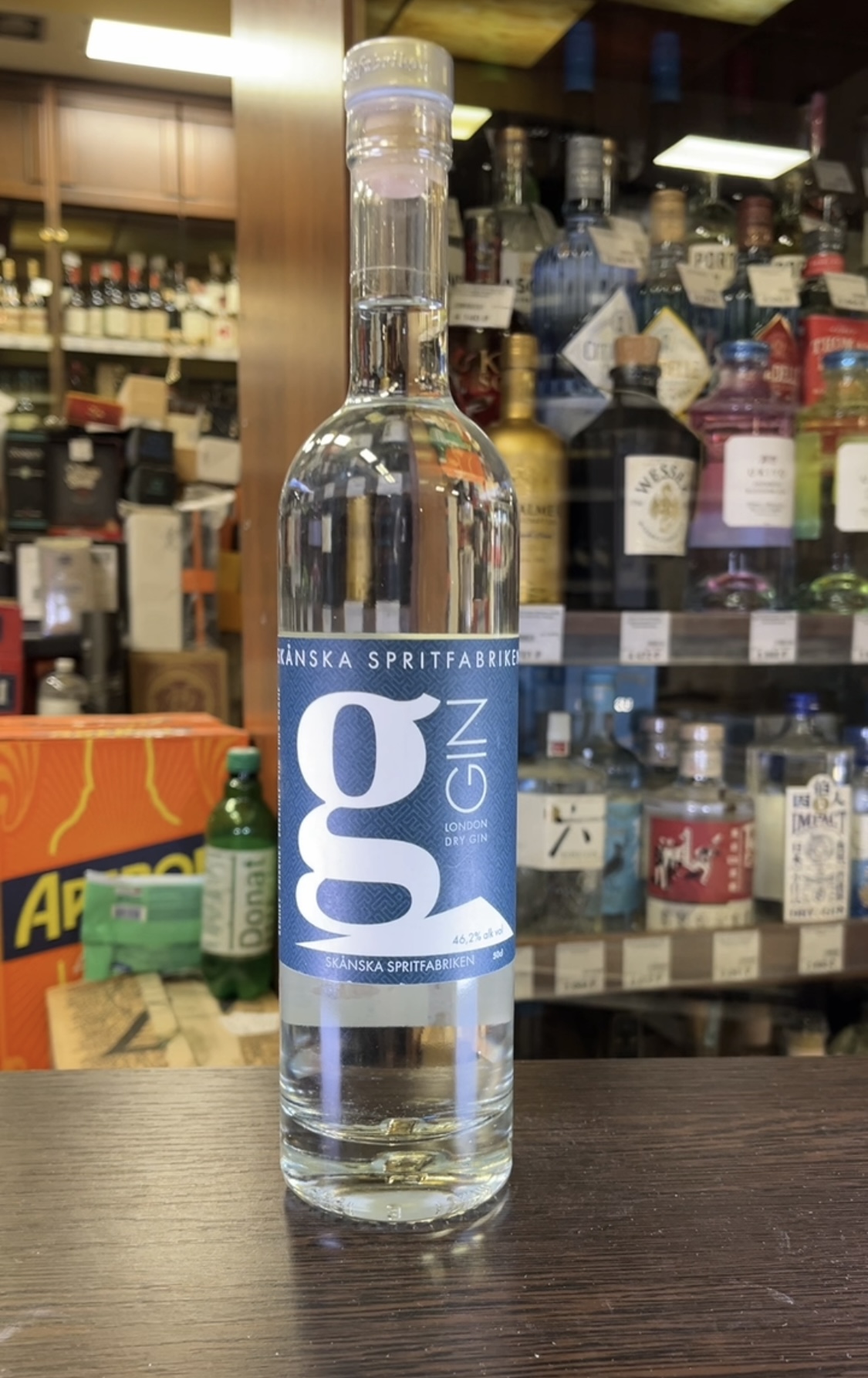 G Gin London Dry Gin Skanska Spritfabriken Джин джи Джин Лондон Драй Джин Сканска Спритфабрикен 0.5л