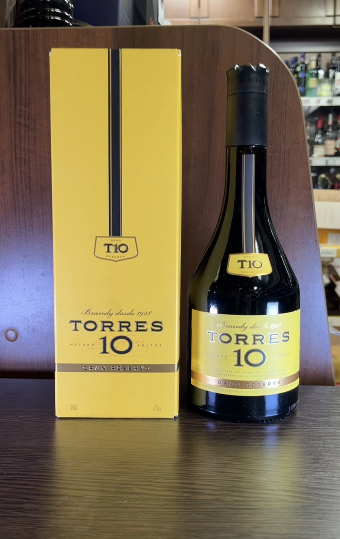 Torres 10 years Бренди Торрес 10 лет 0.7л в подарочной упаковке