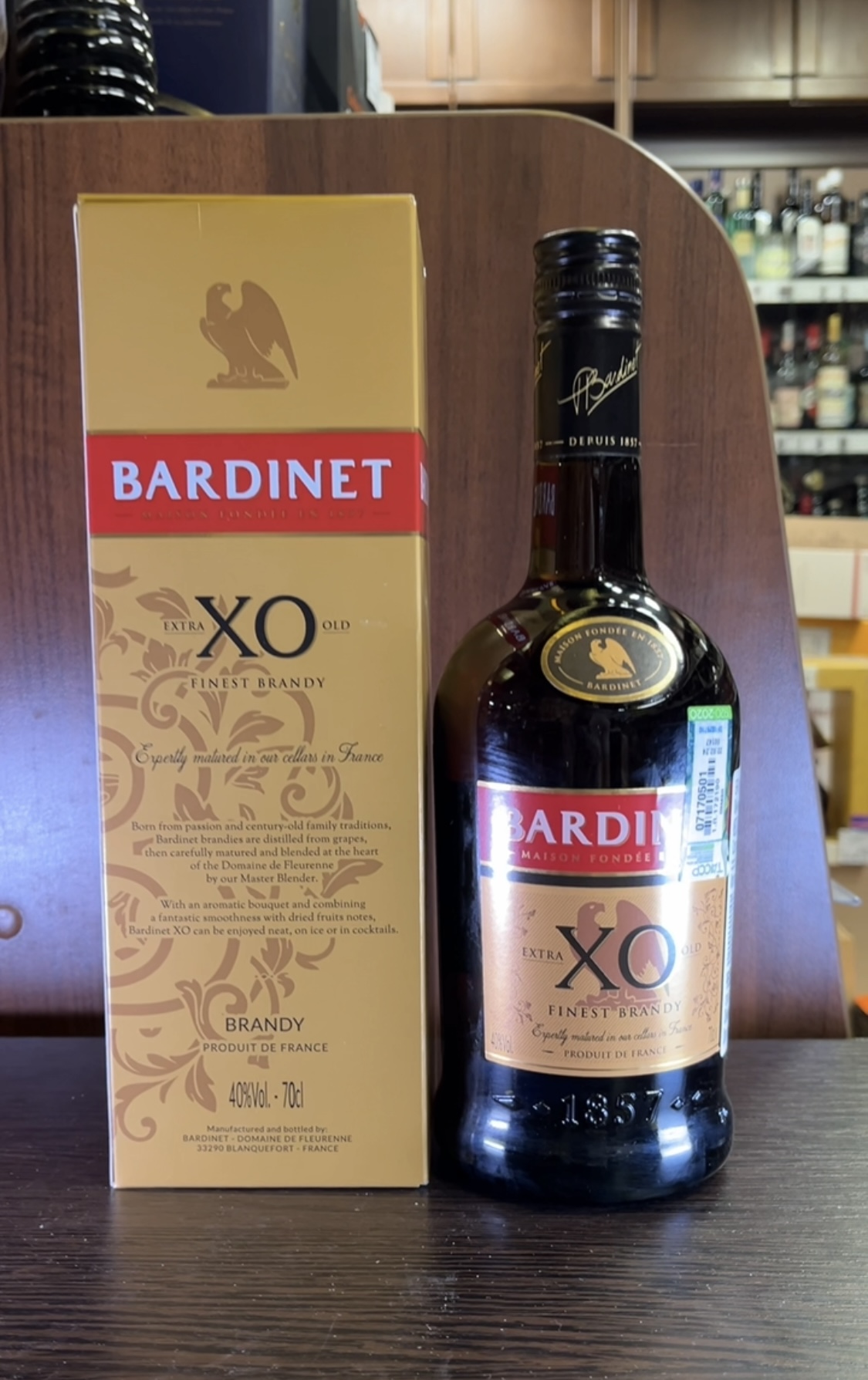Bardinet XO Бренди Бардине XO 0.7л в подарочной упаковке