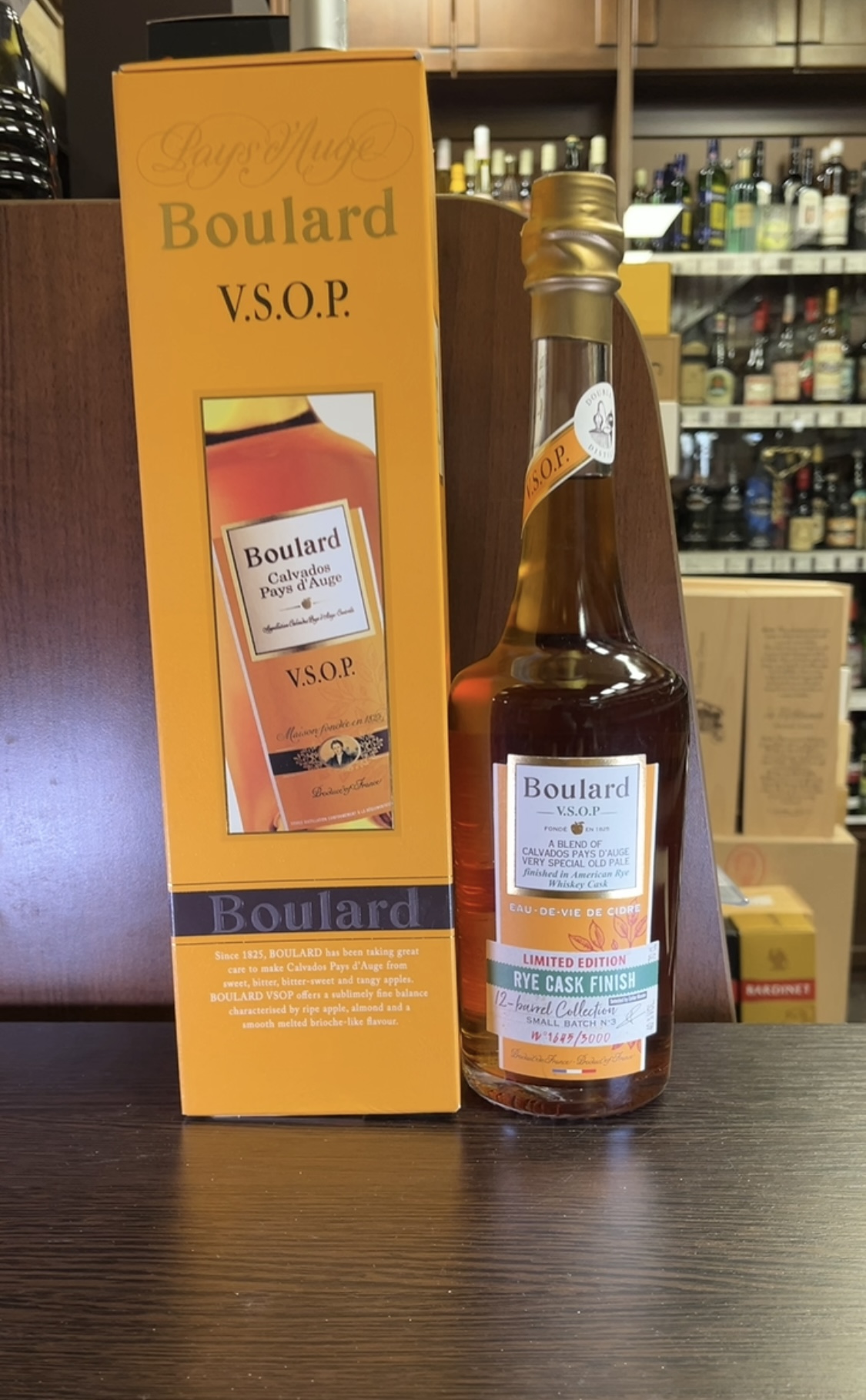 Boulard VSOP Rye Cask Finish Кальвадос Булар ВСОП Рай Каск Финиш 0.7л в подарочной упаковке
