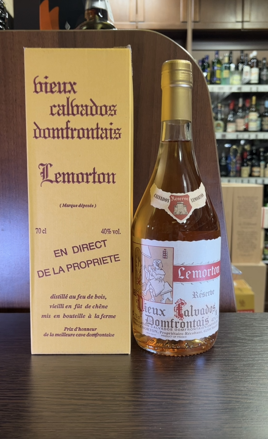 Calvados Lemorton Reserve 5 years кальвадос Лемортон Резерв 5 лет