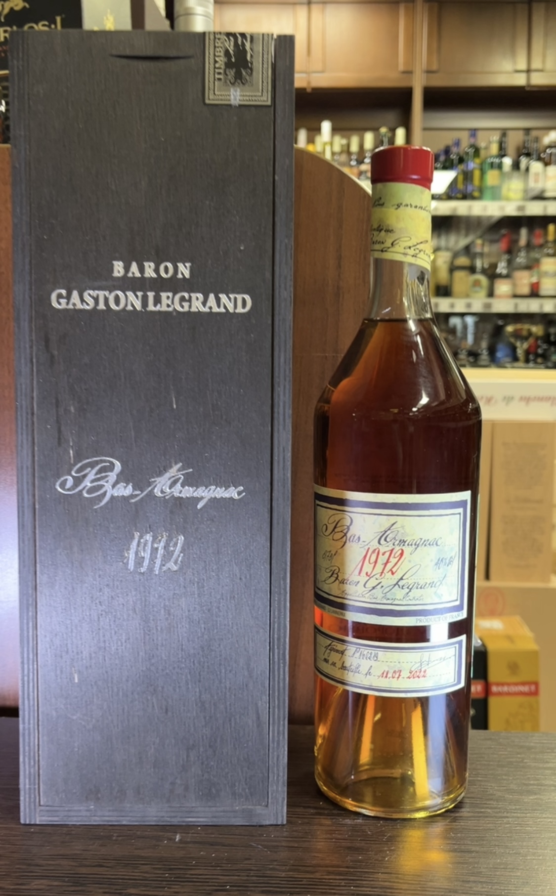 Armagnac Baron G. Legrand 1972 years Арманьяк Барон Г. Легран 1972 года