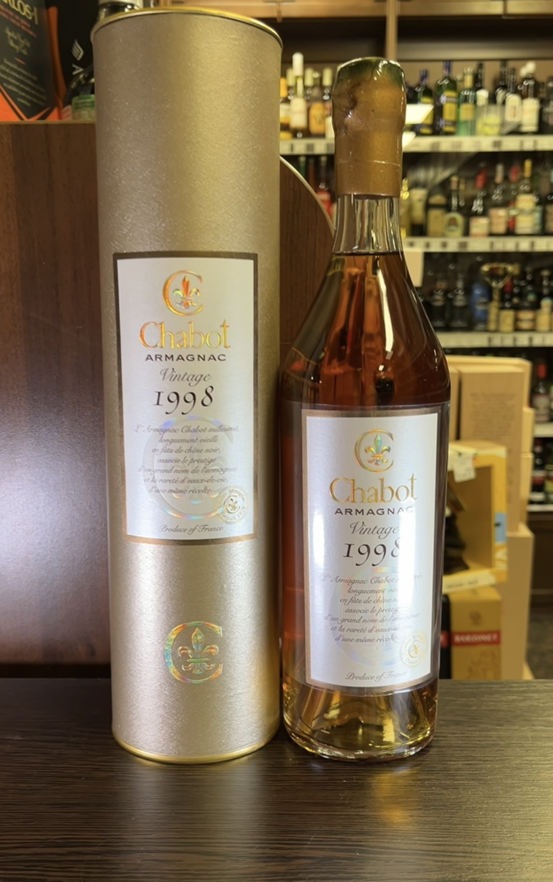 Chabot Vintage 1998 years Арманьяк Шабо Винтаж 1998 года 0.7л в тубе