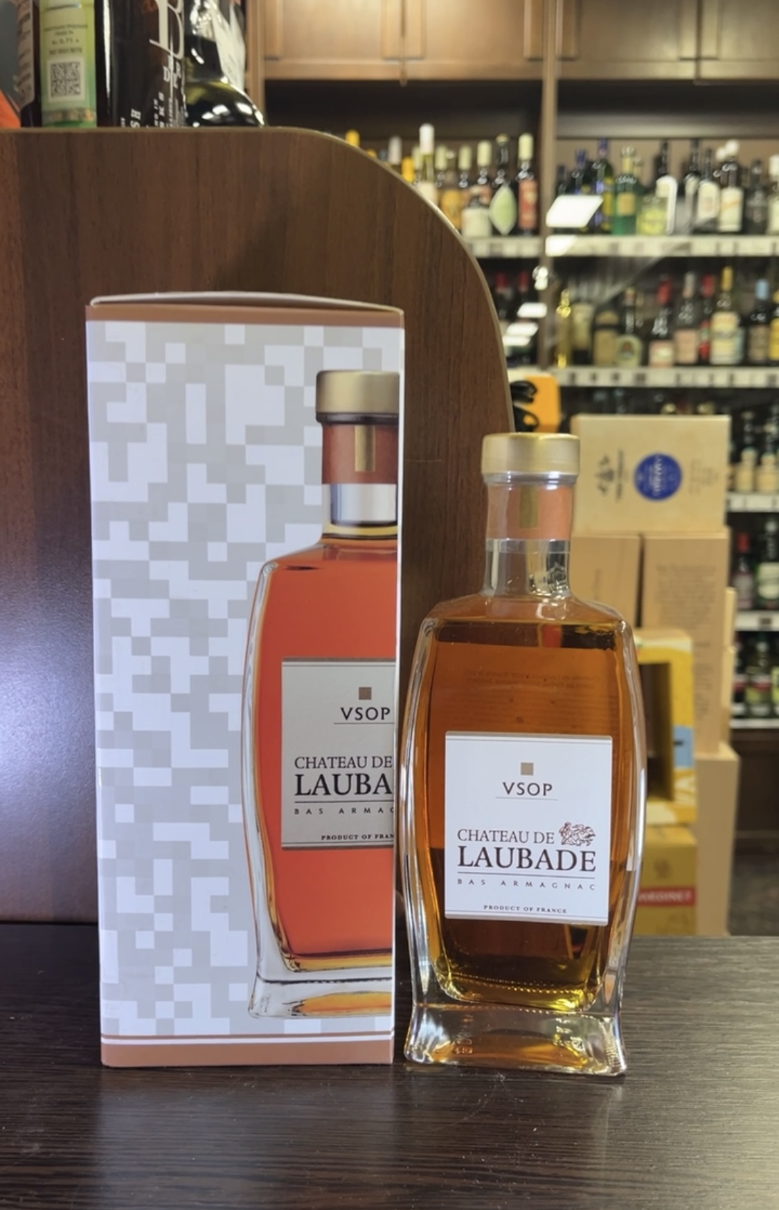 Armagnac Chateau de Laubade VSOP Carafe Esprit Арманьяк Шато де Лобад ВСОП Караф Эсприт 0.5л в подарочной упаковке