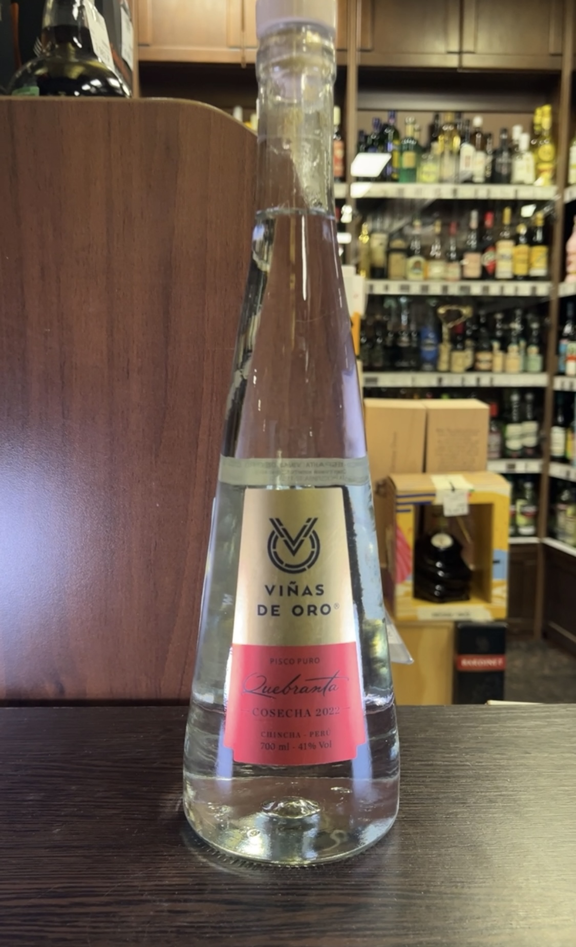 Vinas de Oro Quebranta писко Виньяс де Оро Кебранта 0.7л