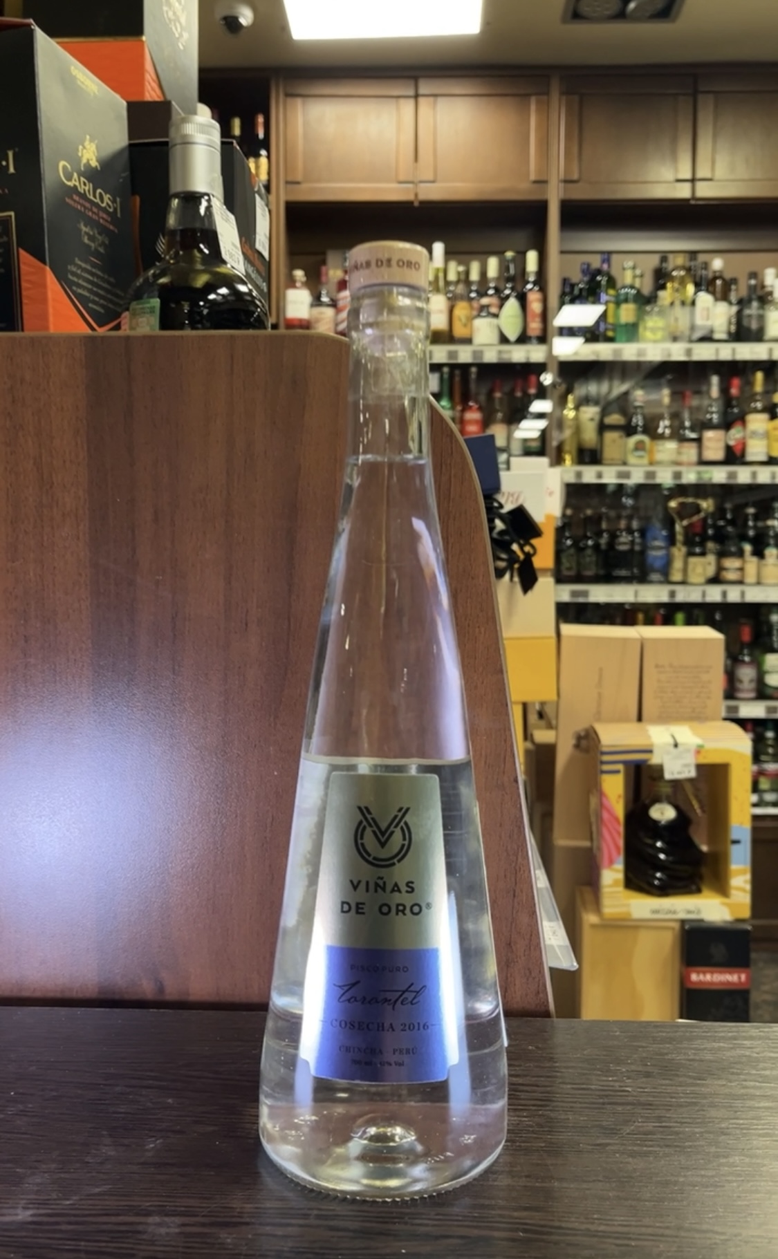 Vinas de Oro Torontel писко Виньяс де оро Торонтель 0.7л