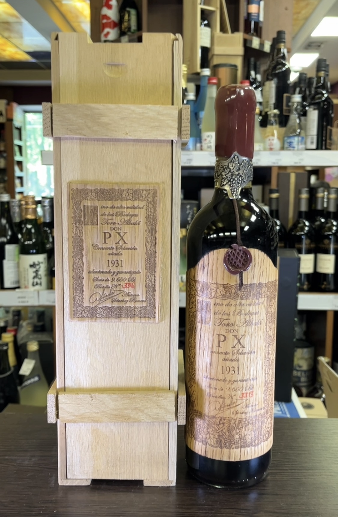 Toro Albala Don PX Seleccion 1931 Херес Дон PX Хименес Конвенто Селексьон 1931 0.75л в деревянной коробке