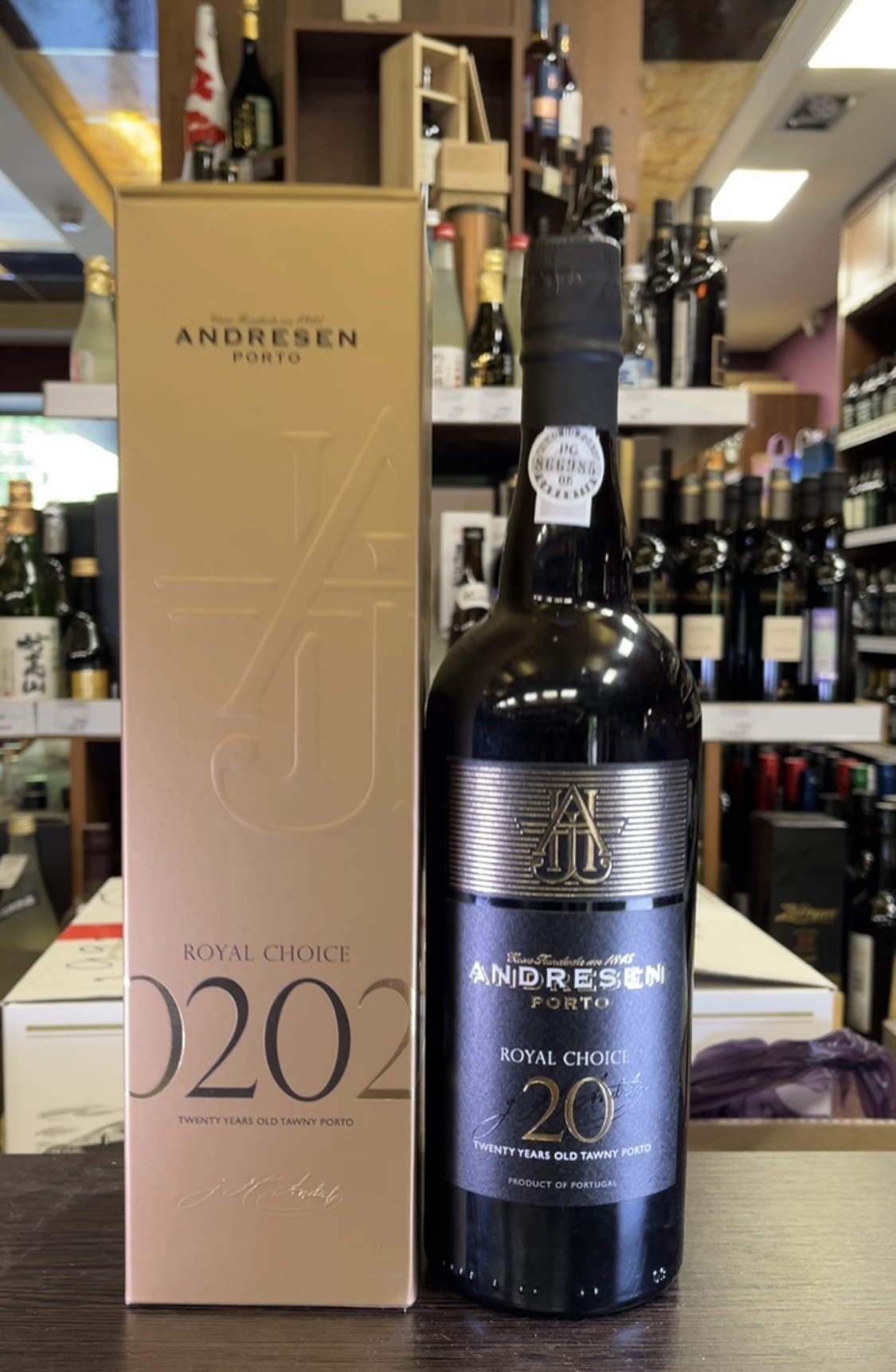 Andresen Royal Choice Tawny 20 years Портвейн Андресен Роял Чойс Тони 20 лет 0.75л в подарочной упаковке